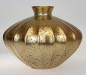 Preview: Goldfarbene, handgefertigte Vase - 2