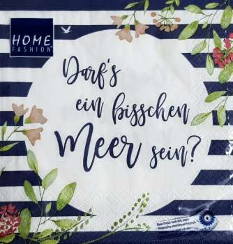 Serviette, Sommerservietten "Ein bisschen Meer" - 3