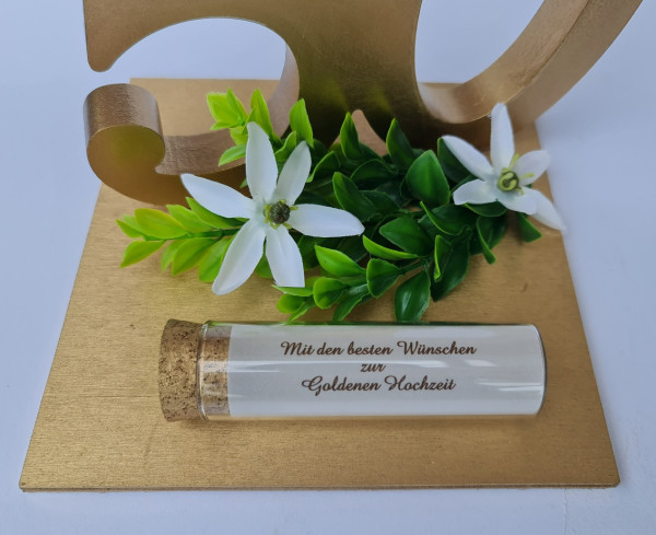 Geldgeschenk, Geldbox zur Goldenen Hochzeit, Jubiläum oder zum Geburtstag - 4