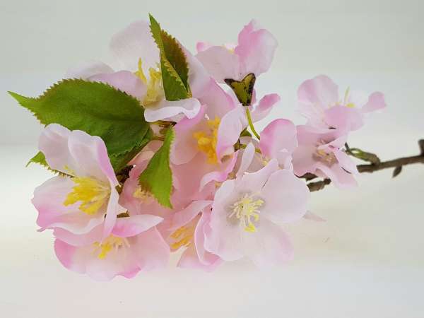 Kleiner Kirschblütenzweig, cremeweiß oder rosa - 6